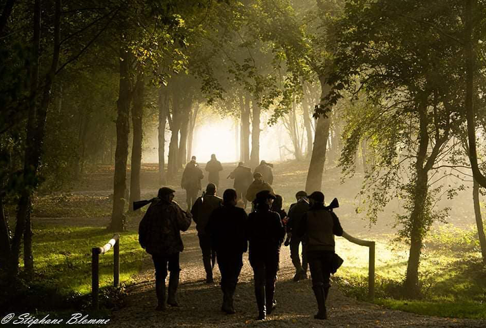 Père et Fils revenant de la chasse